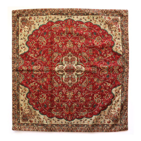 Luxurious Red Termeh Tablecloth from Yazd