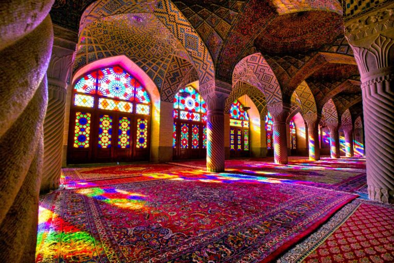 Shiraz tourist attractions,pink mosque