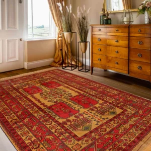 HORMOZGAN 22 Tapis en laine Khorasan fait main 2