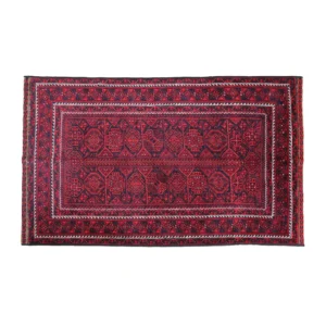 HORMOZGAN 17 Tapis persan fait main – Baloutche rouge 1